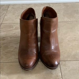 Lucky brand leather booties